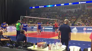 USA Hitting Lines (from match #2 vs Brazil)