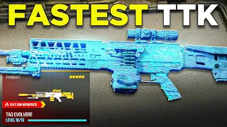 *NEW* FASTEST KILLING GUN in Warzone! 👑 (TAQ Evolvere)