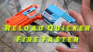 Nerf Shotgun Shells: Nerf Sledgefire Shell Holder Nerf Hack and Nerf Zombie Strike Reloading Trick!