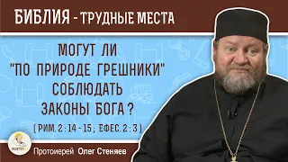 Могут ли "по природе грешники" соблюдать законы Бога ? (Рим. 2:14-15)  Протоиерей Олег Стеняев