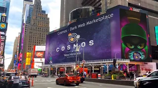 🔥🔥🔥NYC Time Square Billboard Was Hacked💣💣💣 Darkweb News #shorts