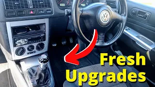 Interior Upgrades on Mk4 Golf GTI Project