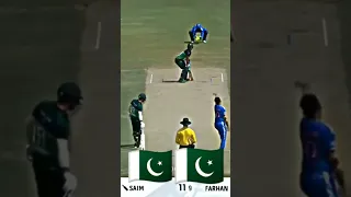 Saim Ayub Bating in final vs India 2023 #saimayub #saimayubbatting