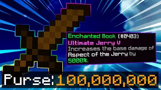 The 100 Million Jerry Sword (Hypixel Skyblock)