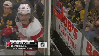 Tyler Bertuzzi Upset After Receiving Interference Penalty On Charlie McAvoy