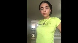 Malu Trevejo live | Without support the sun is out but it seems cold! active  May 12, 2019