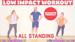 Low impact, all standing workout from home.