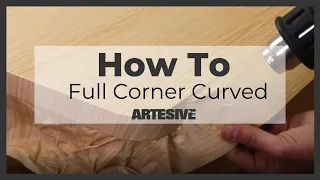 Curved Corner Self-Adhesive Vinyl Film Application (full) with Hot Tensioning
