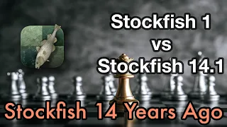 Stockfish 1 vs Stockfish 14.1 | Chess AI from 14 years ago