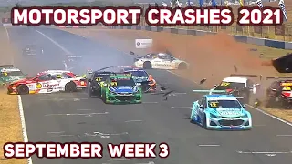 Motorsport Crashes 2021 September Week 3