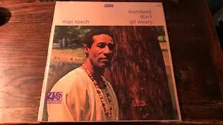 MAX ROACH -"Absolutions"   AVANTGARDE JAZZ/POST BOP   アヴァンギャルド・ジャズ/ポスト・バップ(vinyl record)