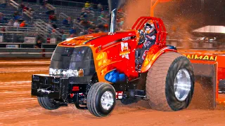 10,000 Pro Stock Tractors pulling at Benson NC June 2017