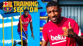 👑👑 EMERSON ROYAL'S FIRST TRAINING WITH BARÇA 👑👑