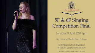 5F & 6F Singing Competition Final, Saturday 27 April 2024, 7pm