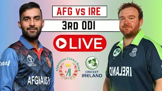 Afghanistan vs Ireland 3rd ODI LIVE | Afghanistan vs Ireland in UAE 2024