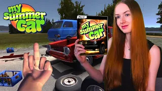 Finnish girl plays My Summer Car for the first time in 2024