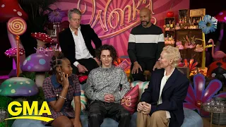 The cast of 'Wonka' dishes on new movie