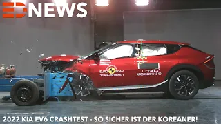 2022 KIA EV6 Crashtest | Euro NCAP | 5 Sterne | Wie sicher ist der KIA EV6? | Electric Drive News