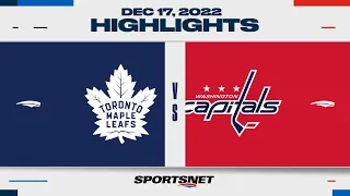 NHL Highlights | Maple Leafs vs. Capitals - December 17, 2022