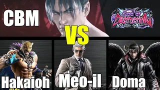 CBM (Jin) vs Hakaioh, Meo-il, Doma (TEKKEN 8 - 체베망 vs 파괴왕, 머일, 도마)