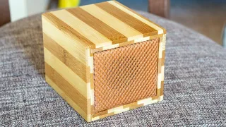A Bluetooth speaker made of old junk