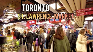 Toronto St Lawrence Market FOOD MARKET Shopping in Toronto Ontario Canada 4k