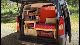 BEST MINI CAMPERVAN 2021 | Peugeot Partner | sofa-bed | SOLO TRAVELLER