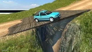 BeamNG Drive Crash Testing #9 Long Road - Insanegaz