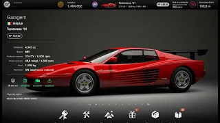 How to win the Tsukuba 550pp Clubman Cup Plus on GT7 with a Ferrari Testarossa