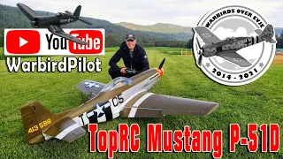 TopRC Mustang P51D Warbirds over Evje 2021
