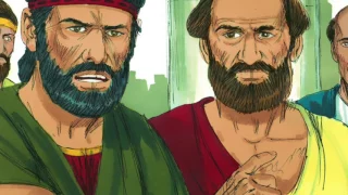 Children's Daily Bible Story -Paul Preaches at Athens, December 10 -2 Fish Talks