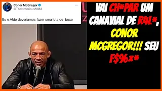 JOSÉ ALDO SE REVOLTA EM COLETIVA DE IMPRENSA COM CONOR MCGREGOR - "CONOR É UM C*Z*O DO C4R*LHO!!!"