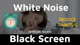 White Noise Black Screen 2 Hours | Sleep, Study and Concentration