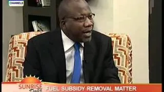 Discussing Fuel Subsidy Matter with Femi Adegbulu