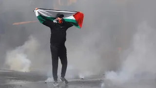 Tear gas used on pro-Palestinian protestors in Paris as march defies ban
