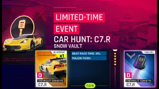 ASPHALT 9 ! CAR HUNT: C7.R - CHEVROLET CORVETTE