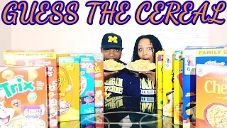 "GUESS THE CEREAL CHALLENGE" (BLINDFOLDED)