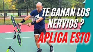 Te GANAN los nervios de tus PARTIDOS DE TENIS | Tips de Tenis |