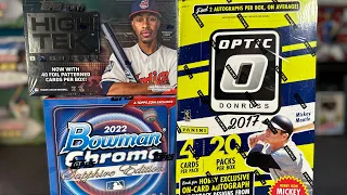 *1/1 PULL* Baseball Mixer Break w/ 2022 Bowman Chrome Sapphire, 2017 Optic, and 2017 Topps High Tek