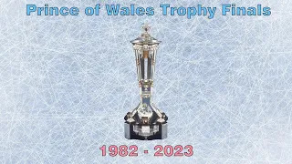 1982-2023 NHL Prince of Wales Trophy finals