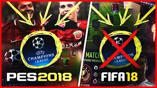 ПОЧЕМУ ЭТО ЕСТЬ В PES 2018, НО НЕТ В FIFA 18 !?