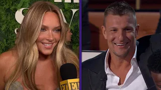 Camille Kostek REACTS to Gronk's BURNS at Tom Brady Roast (Exclusive)