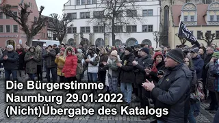 Über 1.000 Bürgerstimmen eingereicht - trotzdem (Nicht)Übergabe des Kataloges in Naumburg 29.01.2022