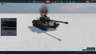 T32E1 refuses protection analysis. (War Thunder)