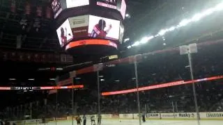 Scotiabank Saddledome Ice Hockey Fight