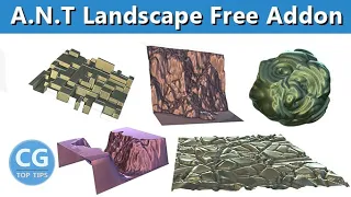 Create Easy Landscape with ANT Free Addon - Blender 2.92