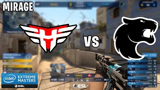 Heroic vs FURIA - Map 1 Mirage - CSGO IEM Global Challenge 2020