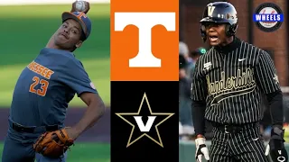 #1 Tennessee vs #9 Vanderbilt Highlights (Game 1) | 2022 College Baseball Highlights