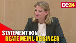 Beate Meinl-Reisinger über Misstrauensantrag gegen Blümel