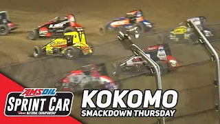 HIGHLIGHTS: USAC AMSOIL National Sprints | Kokomo Speedway | Smackdown Night #1 | August 24, 2023